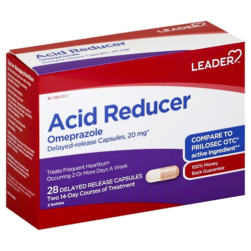 Image for Leader Acid Reducer, 20 mg, Delayed Release Capsules,2ea from HomeTown Pharmacy - South Monroe