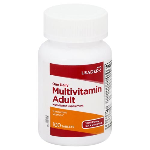 Image for Leader Multivitamin, One Daily, Adult,100ea from HomeTown Pharmacy - South Monroe